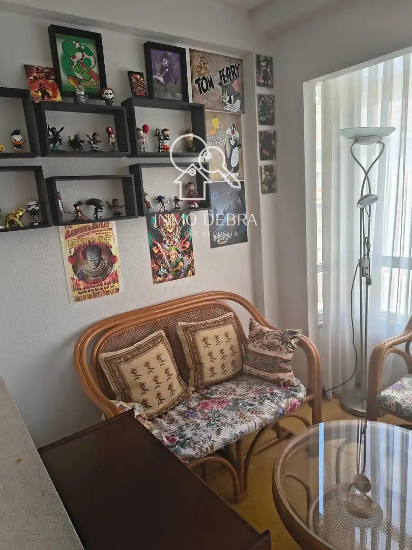 Wohnzimmer von Wohnung zum Verkauf in Cudillero mit Parkett, Terrasse und Möbliert