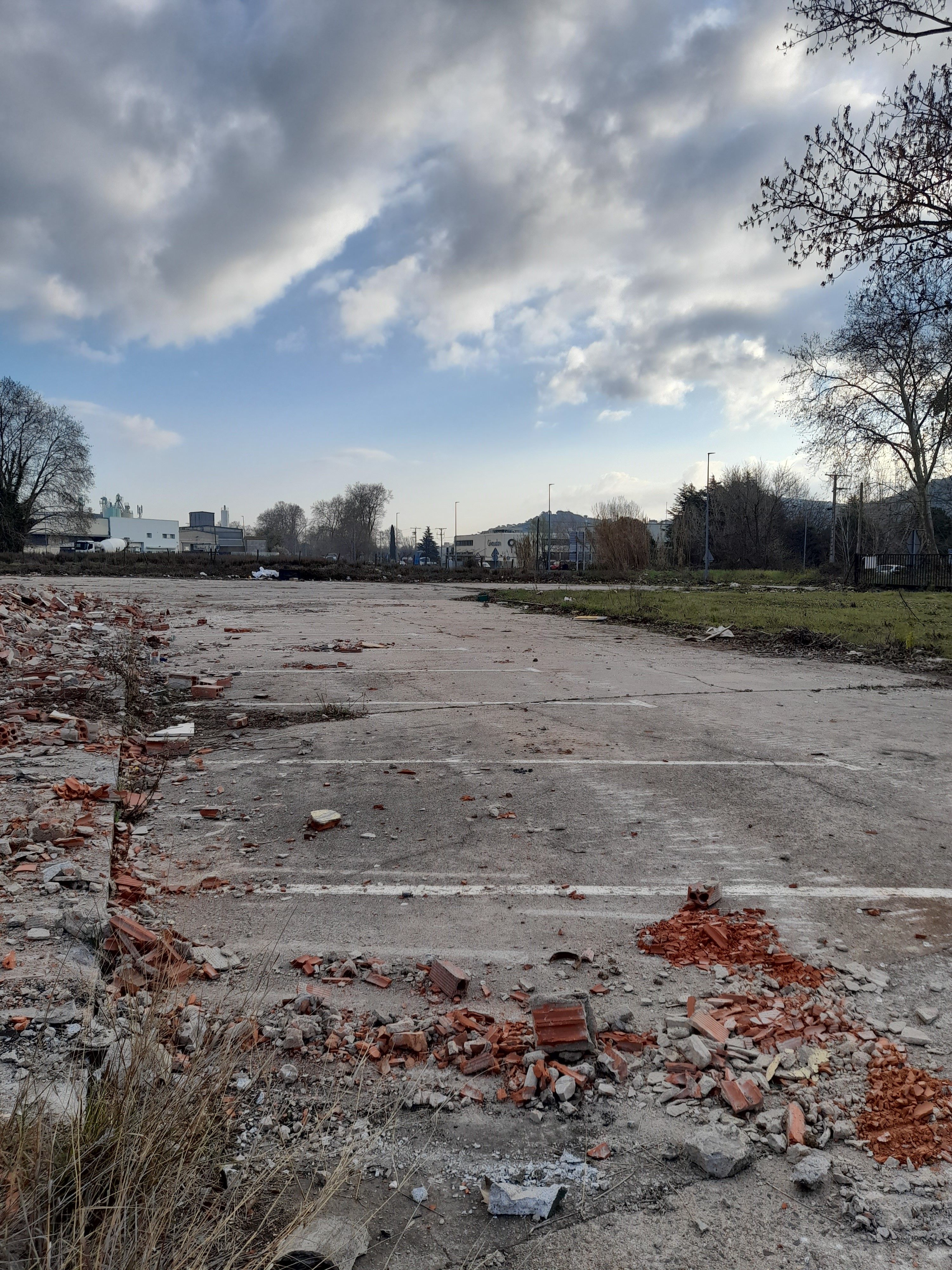 Vista exterior de Terreny industrial en venda en Sant Celoni