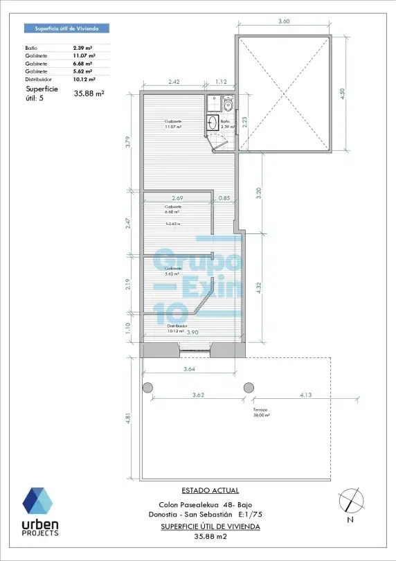 Piso en venta en Donostia - San Sebastián  con Calefacción y Terraza