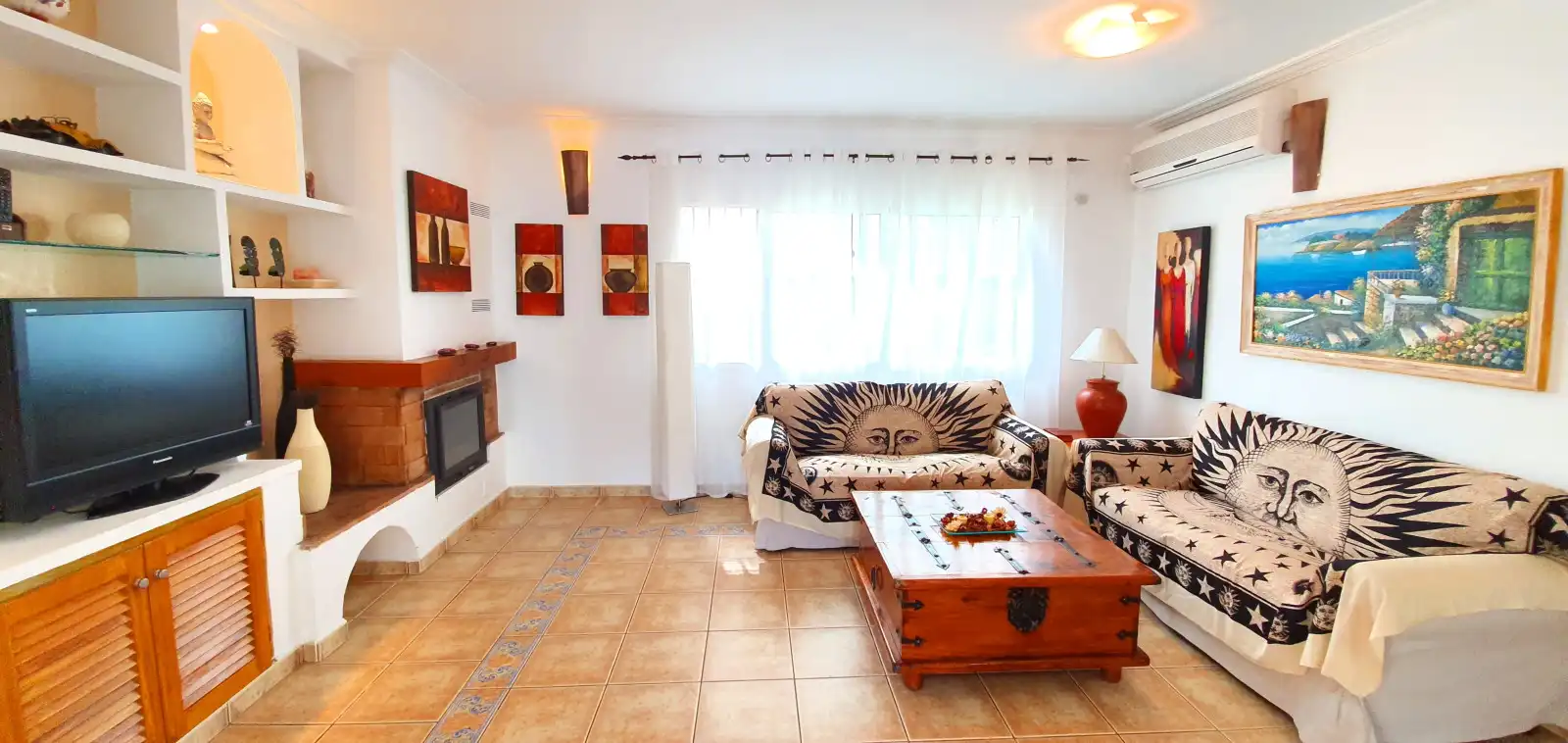 Living room of Houses for rent in Dénia  with Air Conditioner, Heating and Private garden