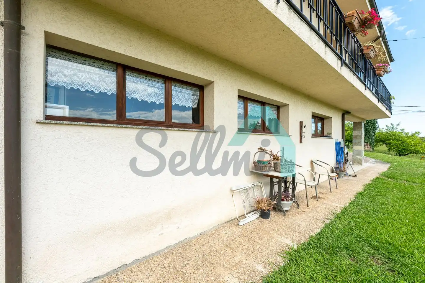 Balcony of Houses for sale in Gijón   with Heating, Private garden and Terrace