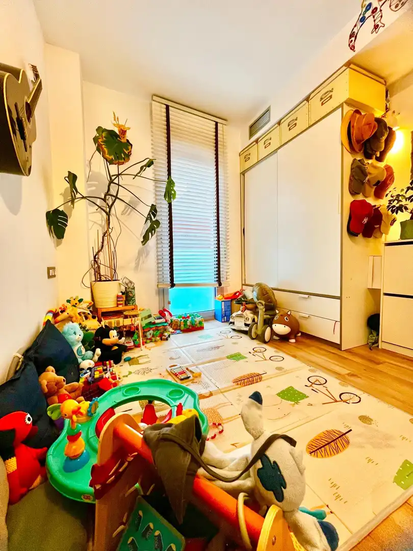 Sala d'estar de Dúplex en venda en Badalona amb Aire condicionat, Calefacció i Parquet