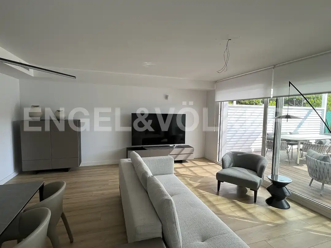 Wohnzimmer von Haus oder Chalet zur Miete in Gavà mit Klimaanlage, Heizung und Privatgarten