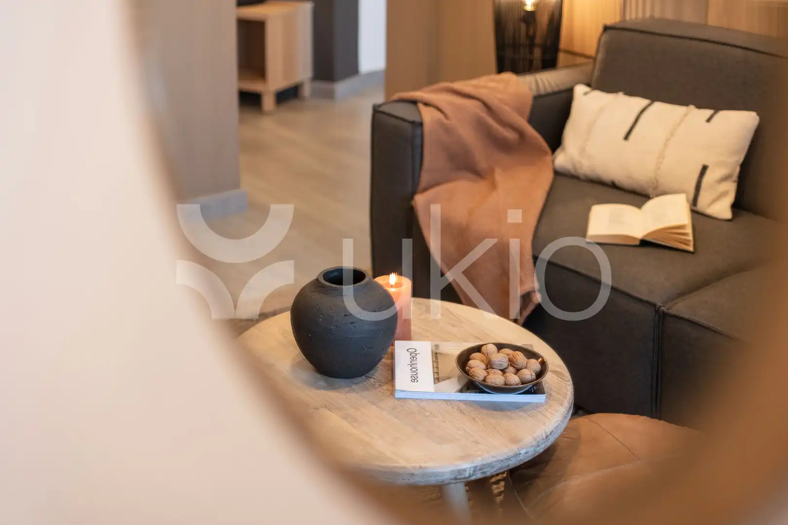 Sala de estar de Apartamento de alquiler en Madrid con Aire acondicionado, Amueblado y Horno