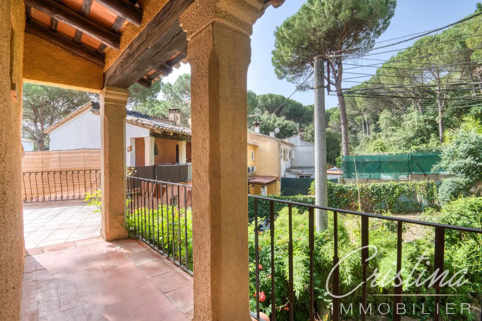 Terraza de Casa adosada en venta en Santa Cristina d'Aro con Calefacción, Jardín privado y Terraza