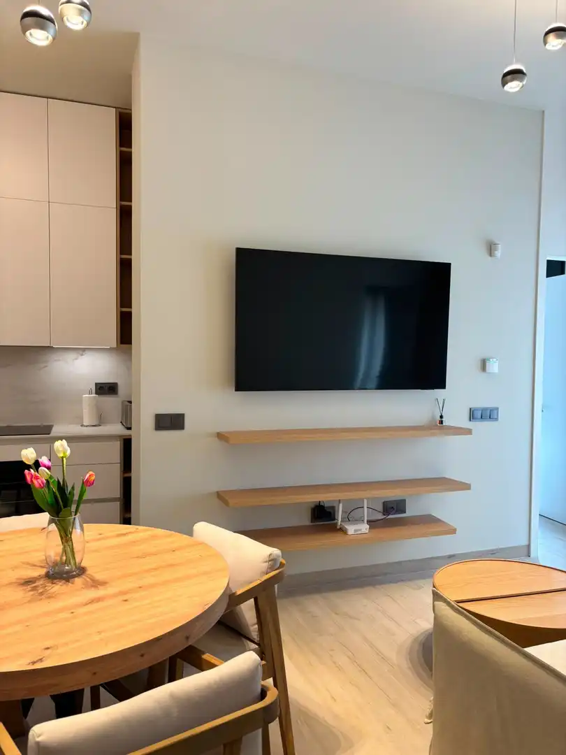 Living room of Apartments for rent in L'Alfàs del Pi  with Air Conditioner, Furnished and Community pool
