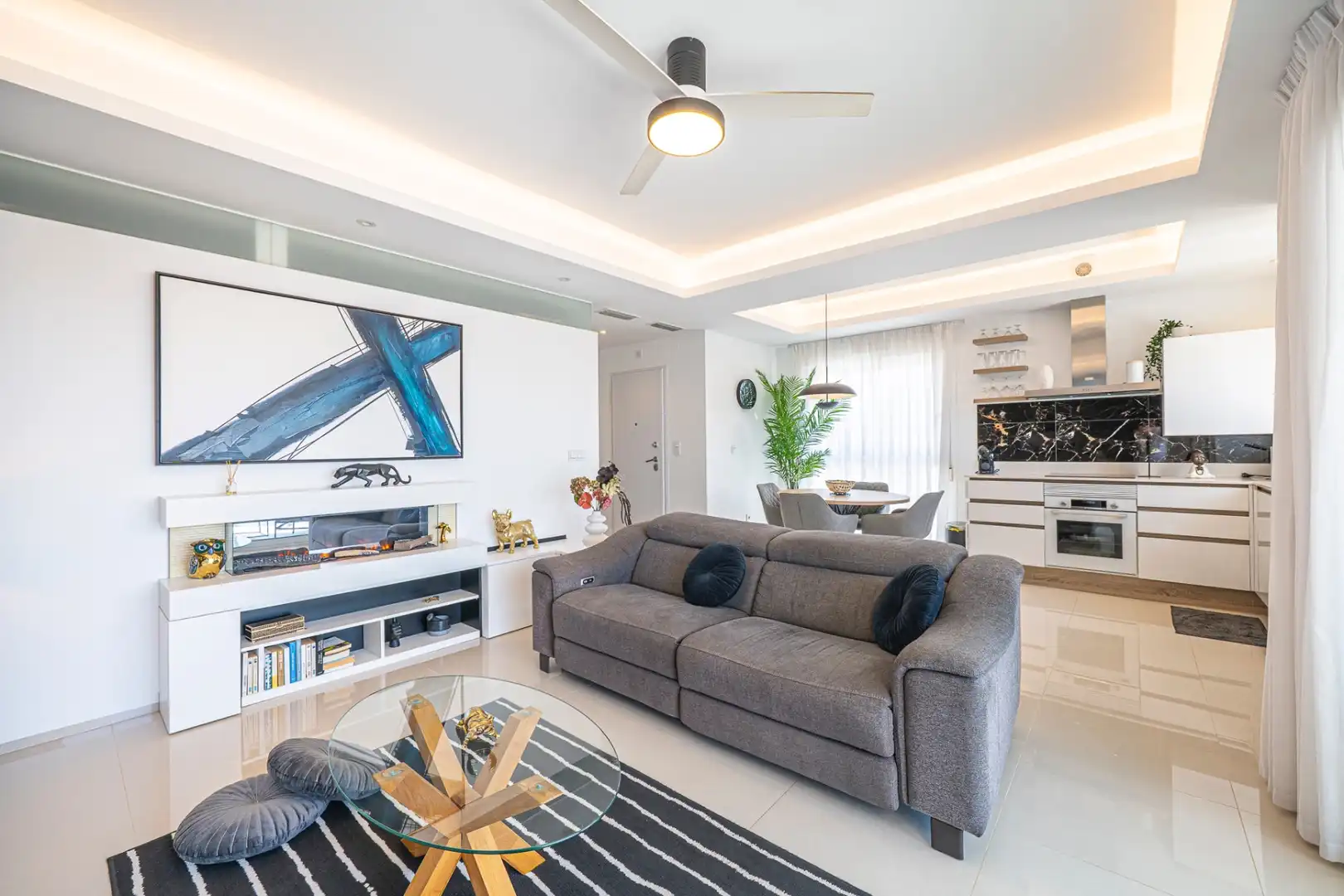 Living room of Attic for sale in Rojales  with Heating, Terrace and Oven