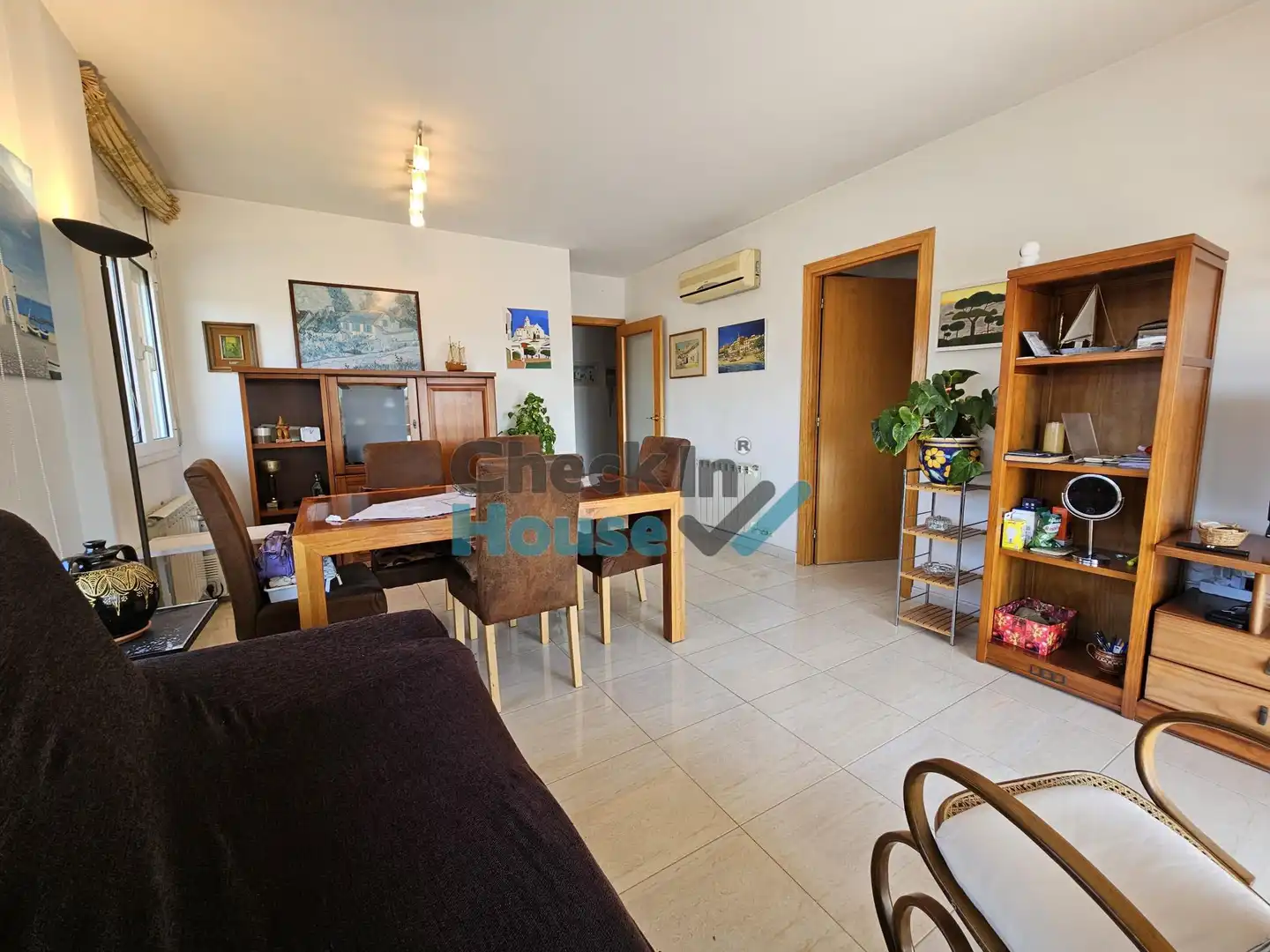 Wohnzimmer von Dachboden zum Verkauf in Calonge i Sant Antoni mit Klimaanlage, Heizung und Terrasse