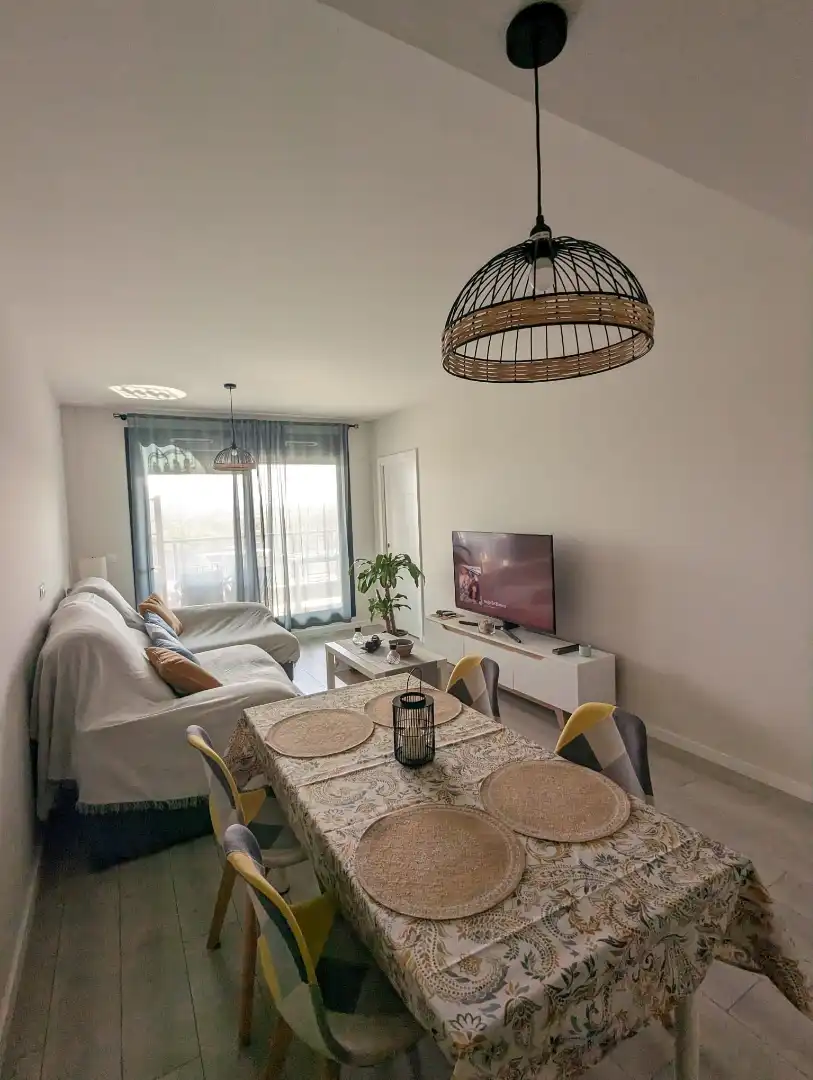 Sala d'estar de Pis de lloguer en Alicante / Alacant amb Aire condicionat, Calefacció i Parquet