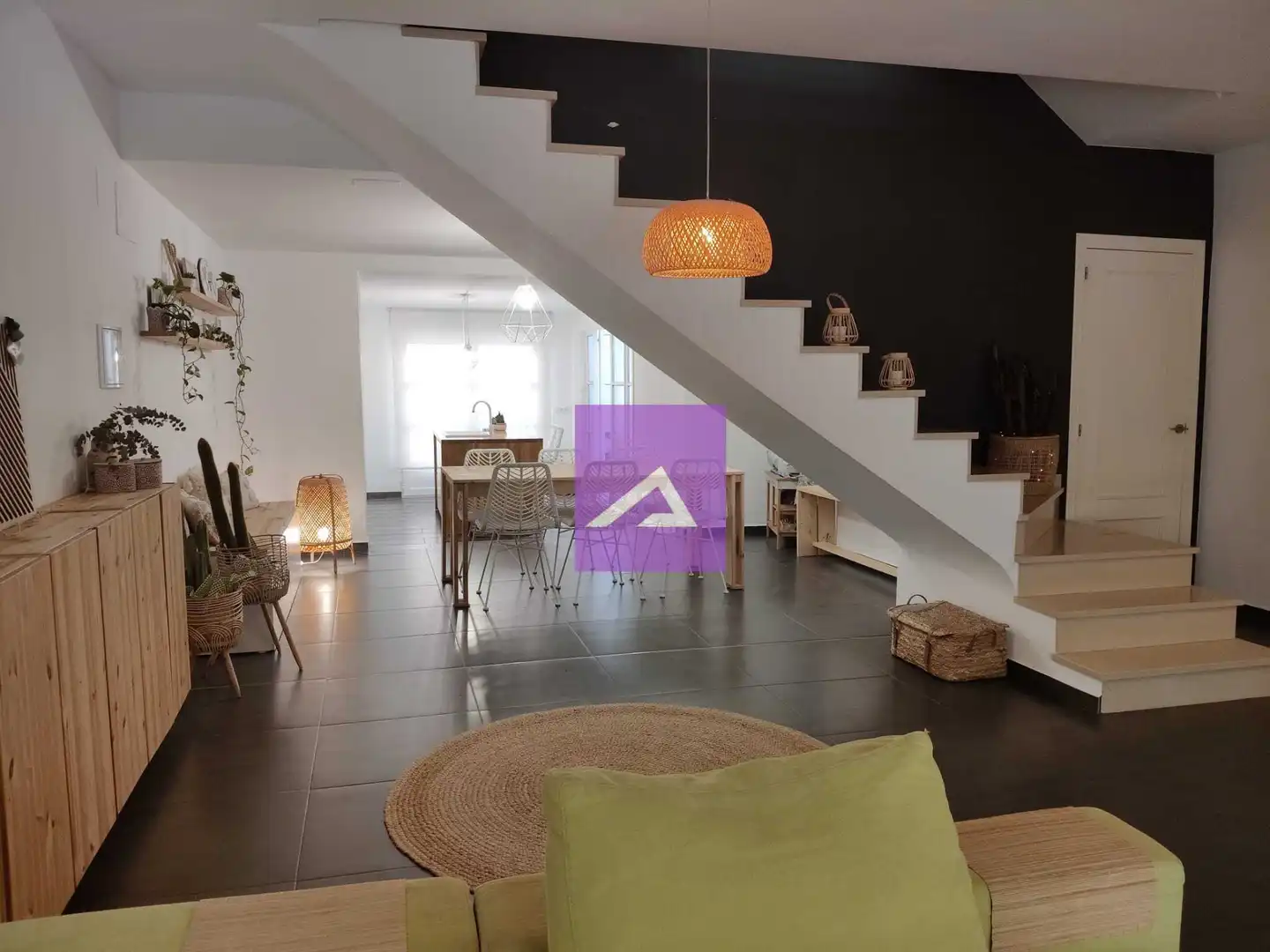 Living room of Detached homes for sale in Benimuslem  with Air Conditioner, Terrace and Balcony
