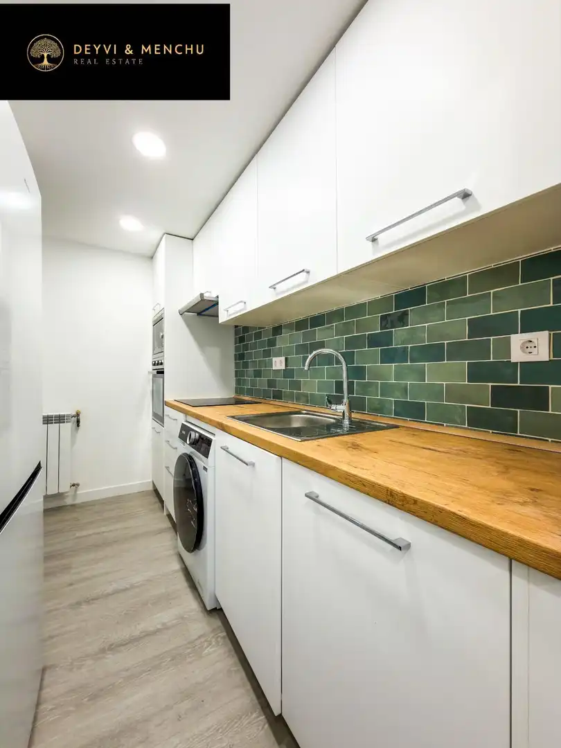 Küche von Wohnung zur untervermieten in Madrid mit Klimaanlage, Heizung und Möbliert