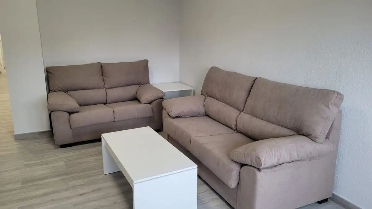 Wohnzimmer von Wohnung zur Miete in Salamanca mit Heizung, Möbliert und Balkon