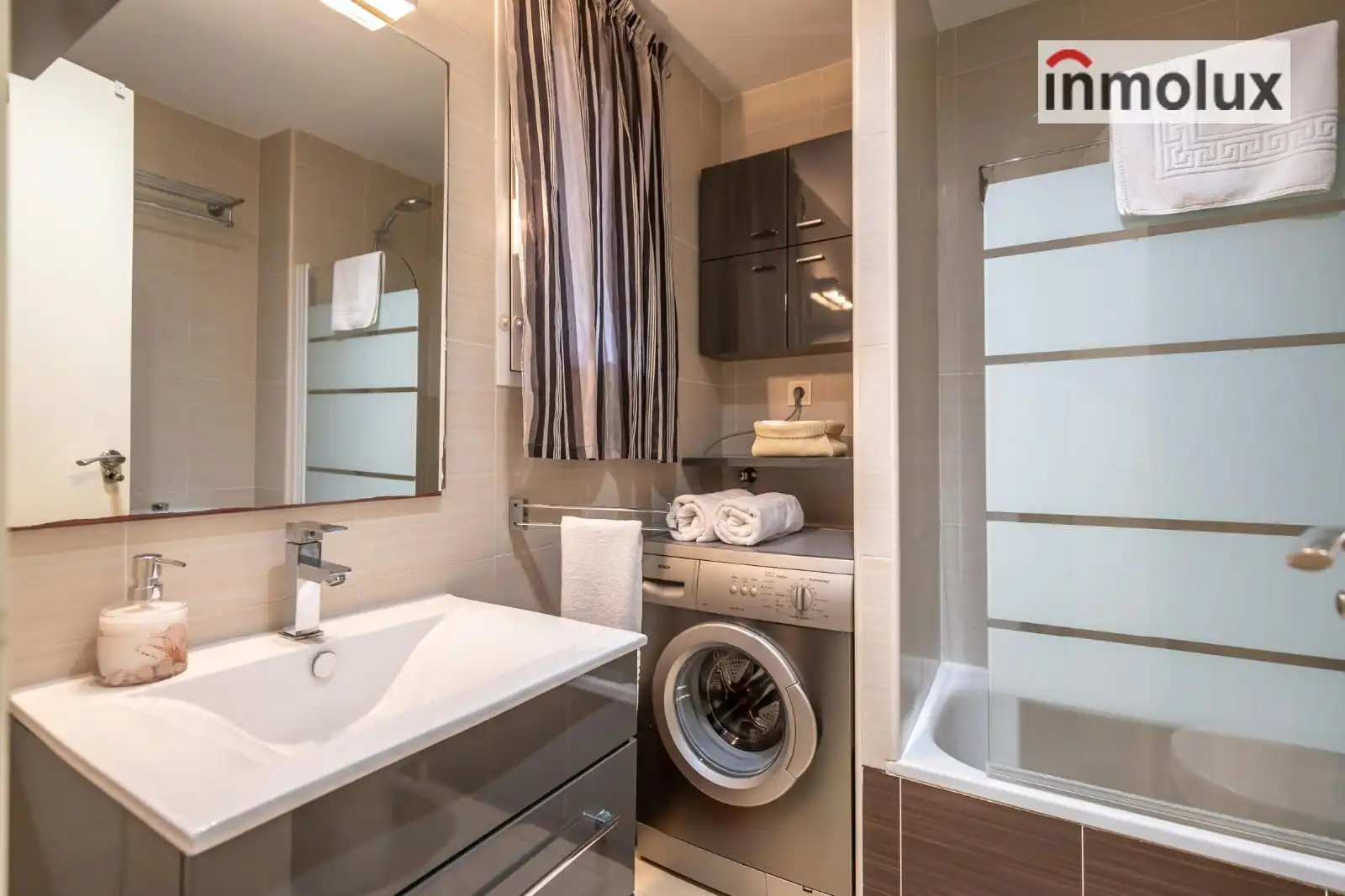 Badezimmer von Wohnung zur Miete in Mutxamel mit Klimaanlage, Heizung und Terrasse