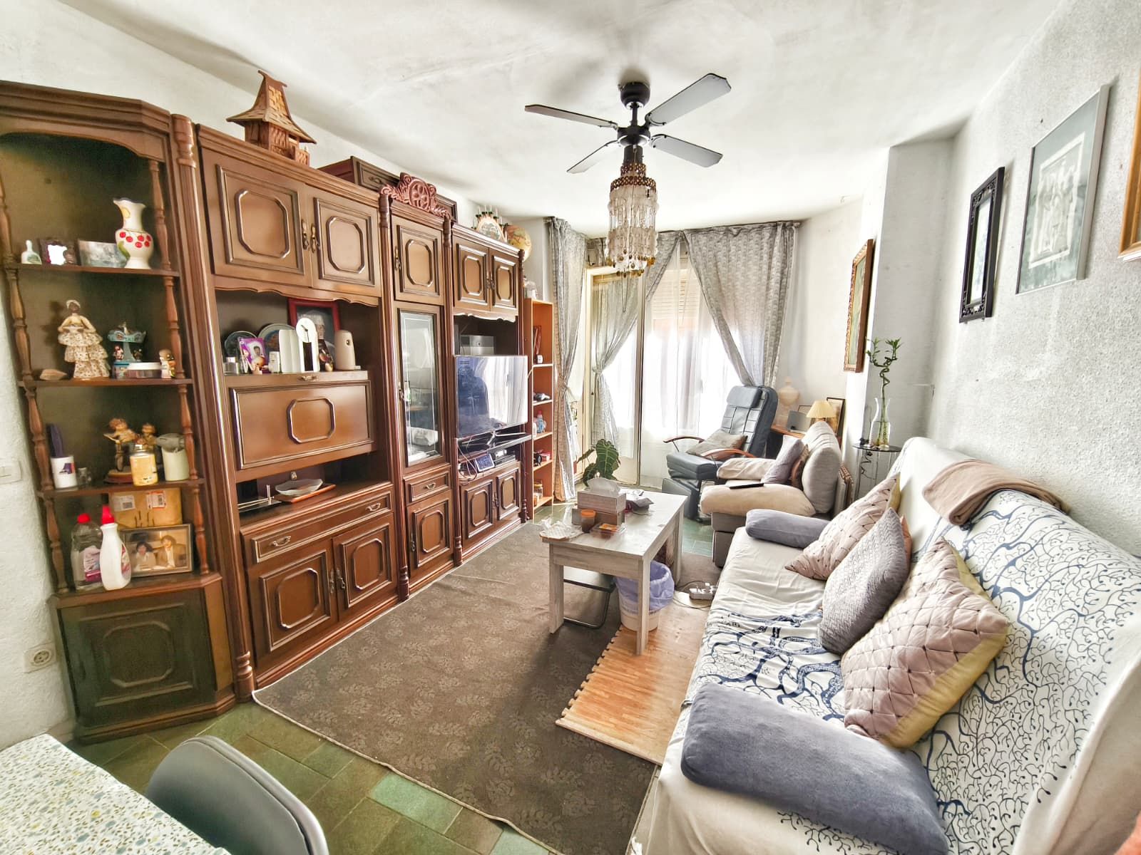 Living room of Flat for sale in Lloret de Mar  with Heating, Private garden and Balcony