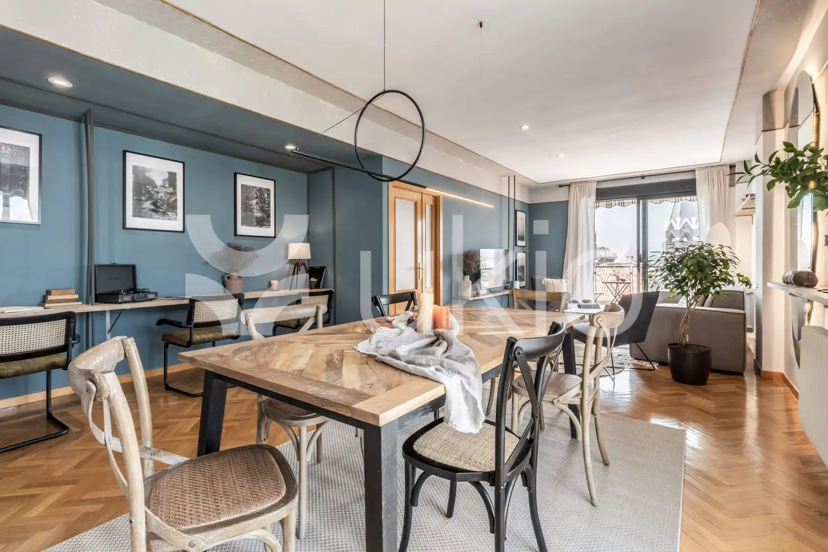 Esszimmer von Maisonette zur Miete in Madrid mit Klimaanlage, Heizung und Terrasse
