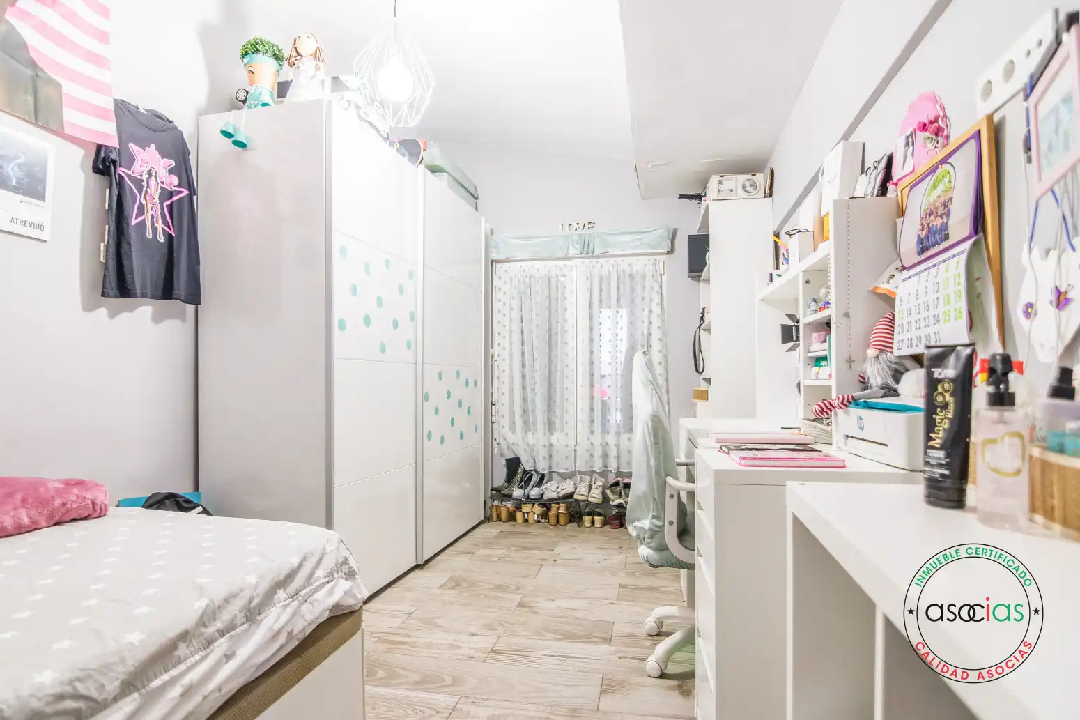 Habitación de Casa adosada en venta en Gijón  con Calefacción, Jardín privado y Parquet