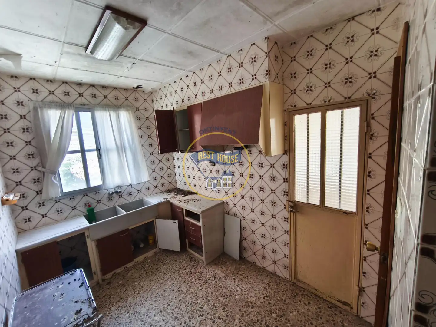 Cuina de Casa o xalet en venda en Albaida amb Terrassa