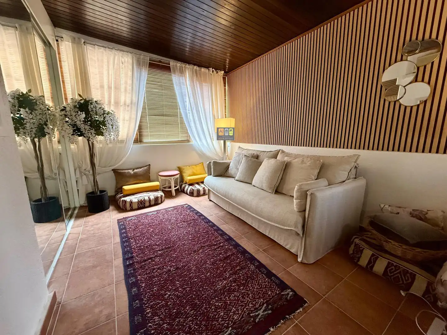 Sala d'estar de Casa o xalet en venda en La Nucia amb Aire condicionat, Calefacció i Jardí privat