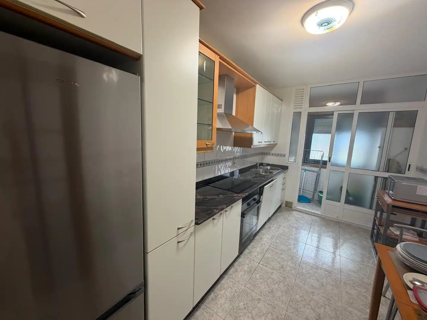 Kitchen of Flat for rent in Lugo  with Heating, Furnished and Oven