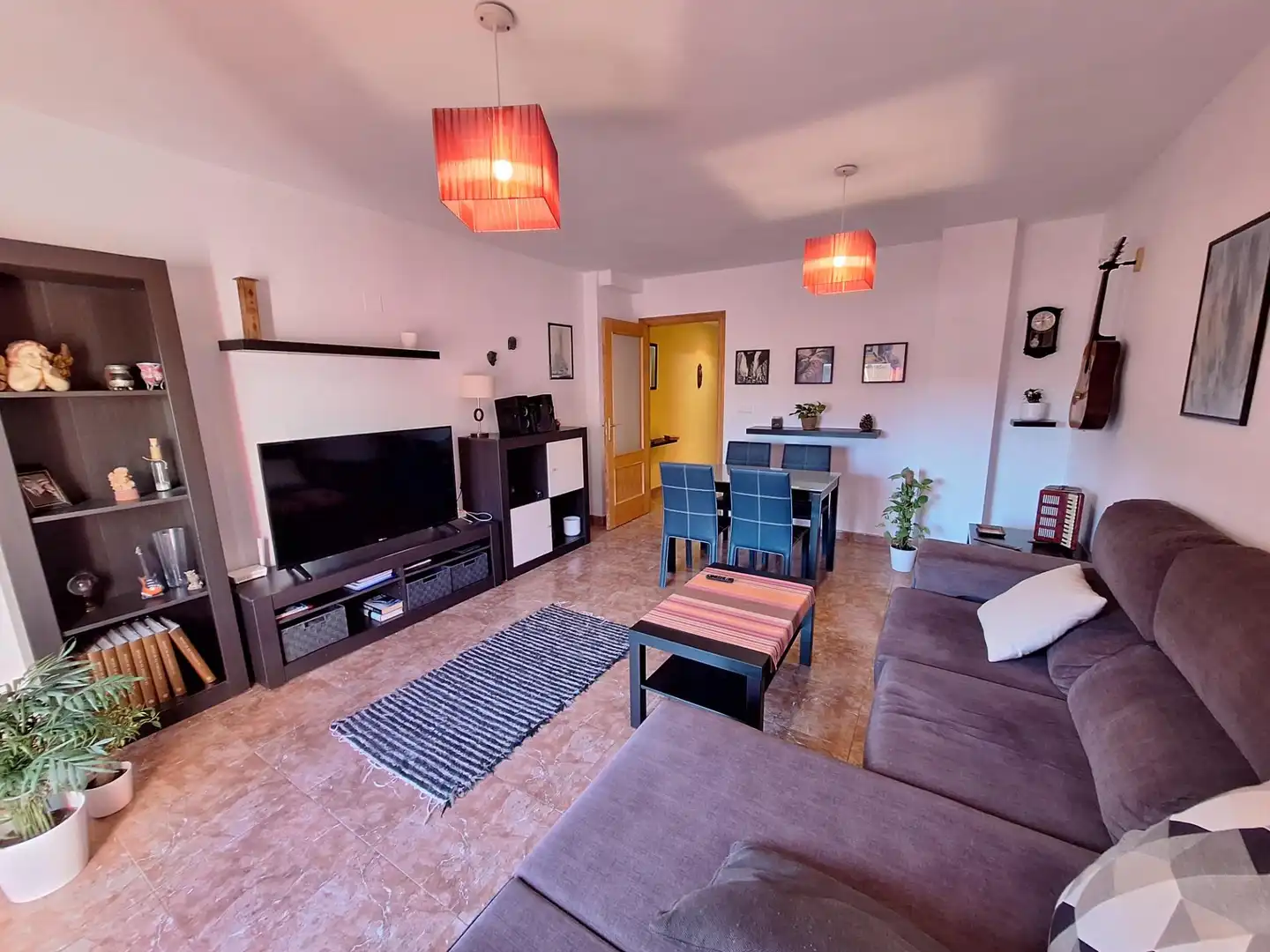 Living room of Flat for sale in Castalla  with Furnished and Balcony