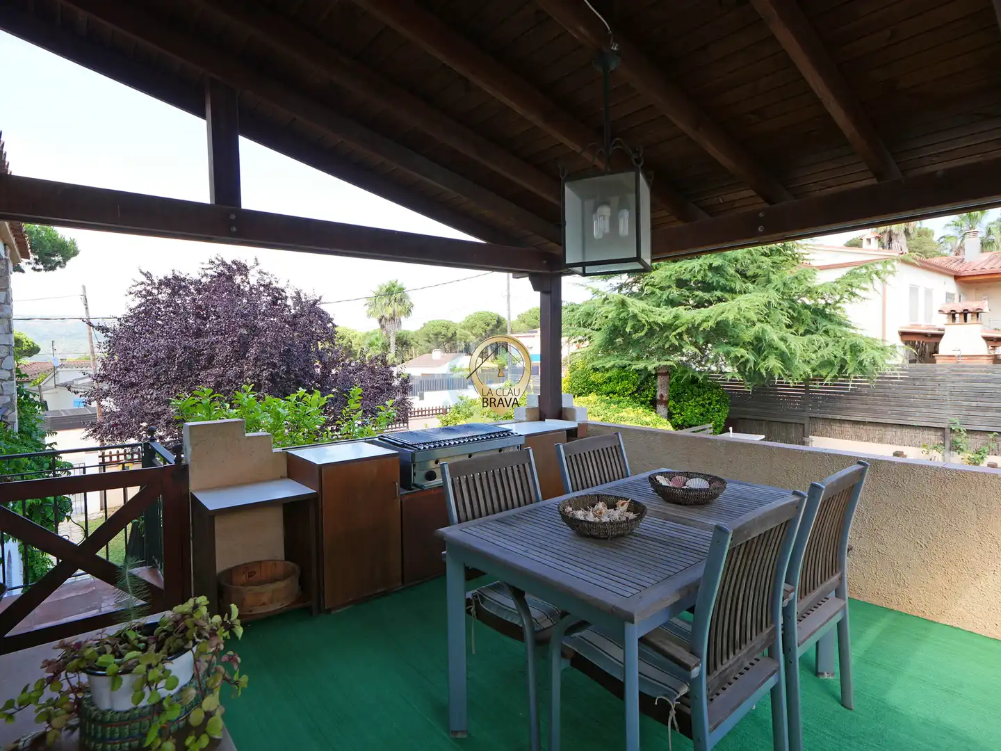 Terrassa de Casa o xalet en venda en Santa Cristina d'Aro amb Calefacció, Jardí privat i Terrassa