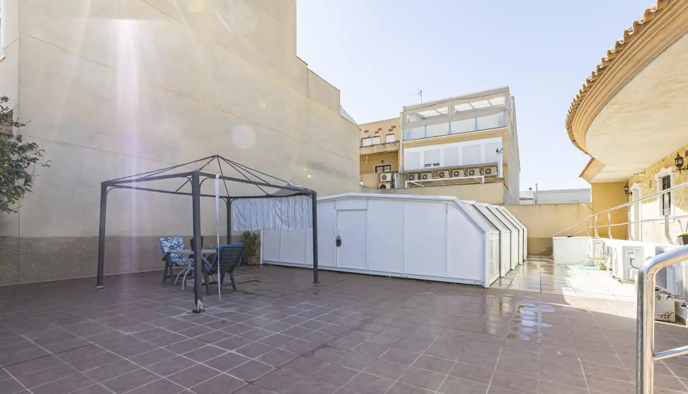 Terraza de Casa o chalet en venta en Alguazas con Aire acondicionado, Calefacción y Jardín privado
