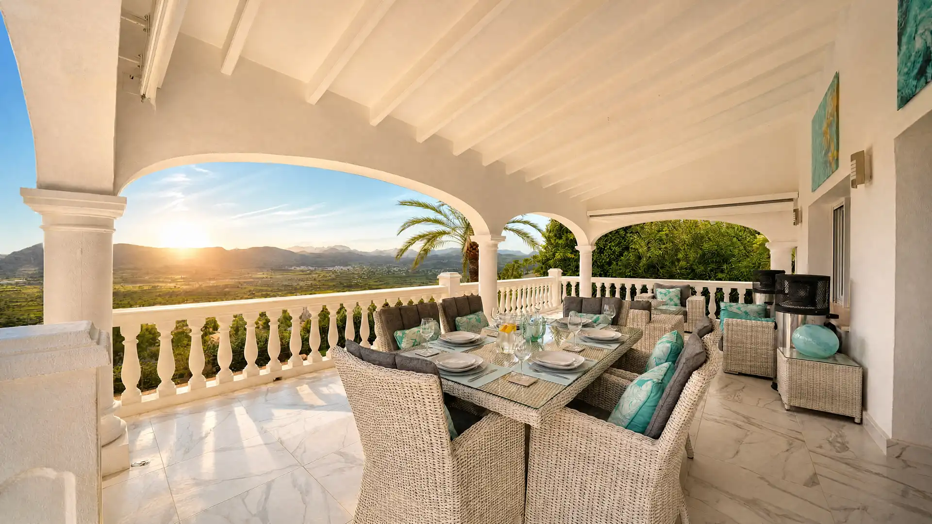 Terrace of Country homes for sale in Montgó - Ermita