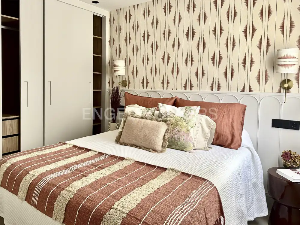 Bedroom of Attic for sale in Madrid  with Air Conditioner, Heating and Terrace