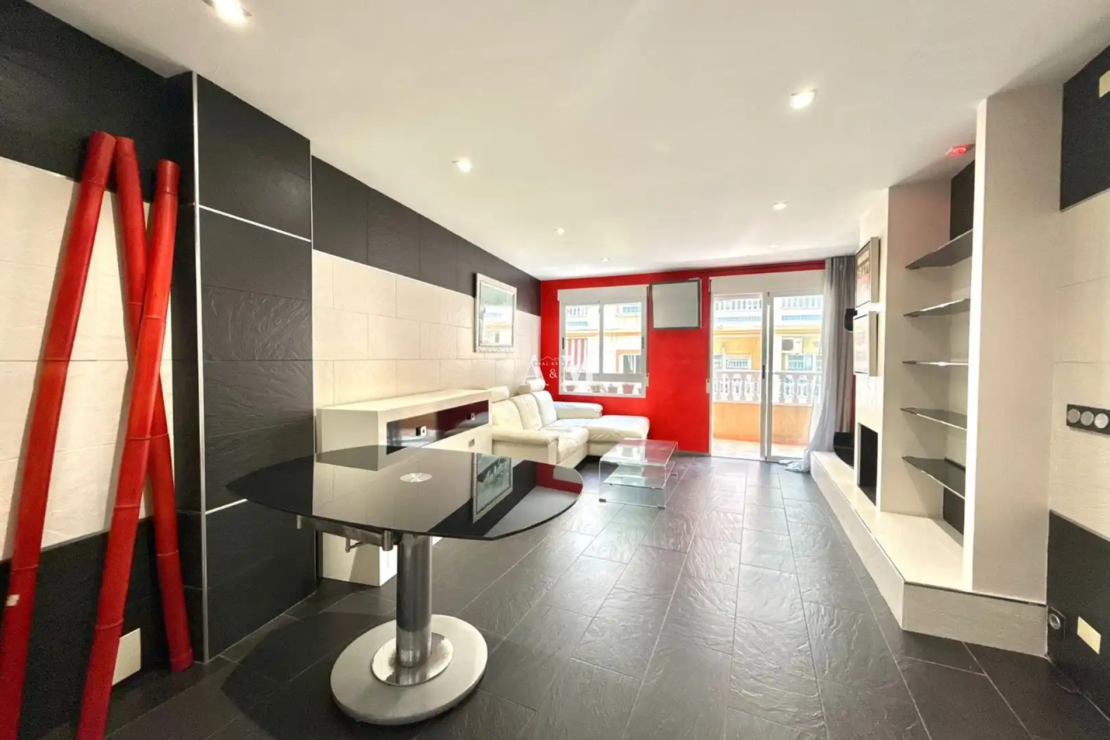 Living room of Apartments for rent in Torrevieja  with Air Conditioner, Heating and Parquet flooring