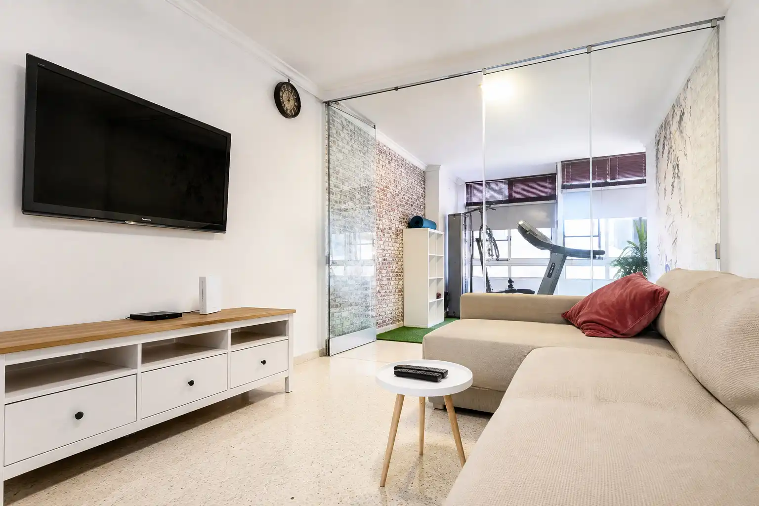 Wohnzimmer von Wohnung zum Verkauf in Las Palmas de Gran Canaria mit Klimaanlage, Abstellraum und Möbliert
