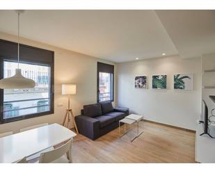 Living room of Flat to rent in  Barcelona Capital  with Air Conditioner, Heating and Parquet flooring