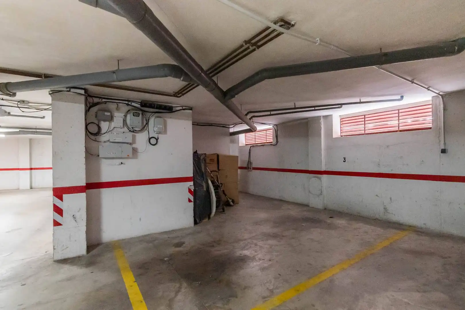 Parking of Flat for sale in Murcia  with Air Conditioner, Heating and Storage room
