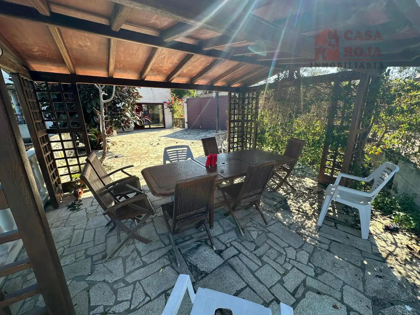 Garden of Houses for sale in Cangas   with Air Conditioner, Heating and Terrace