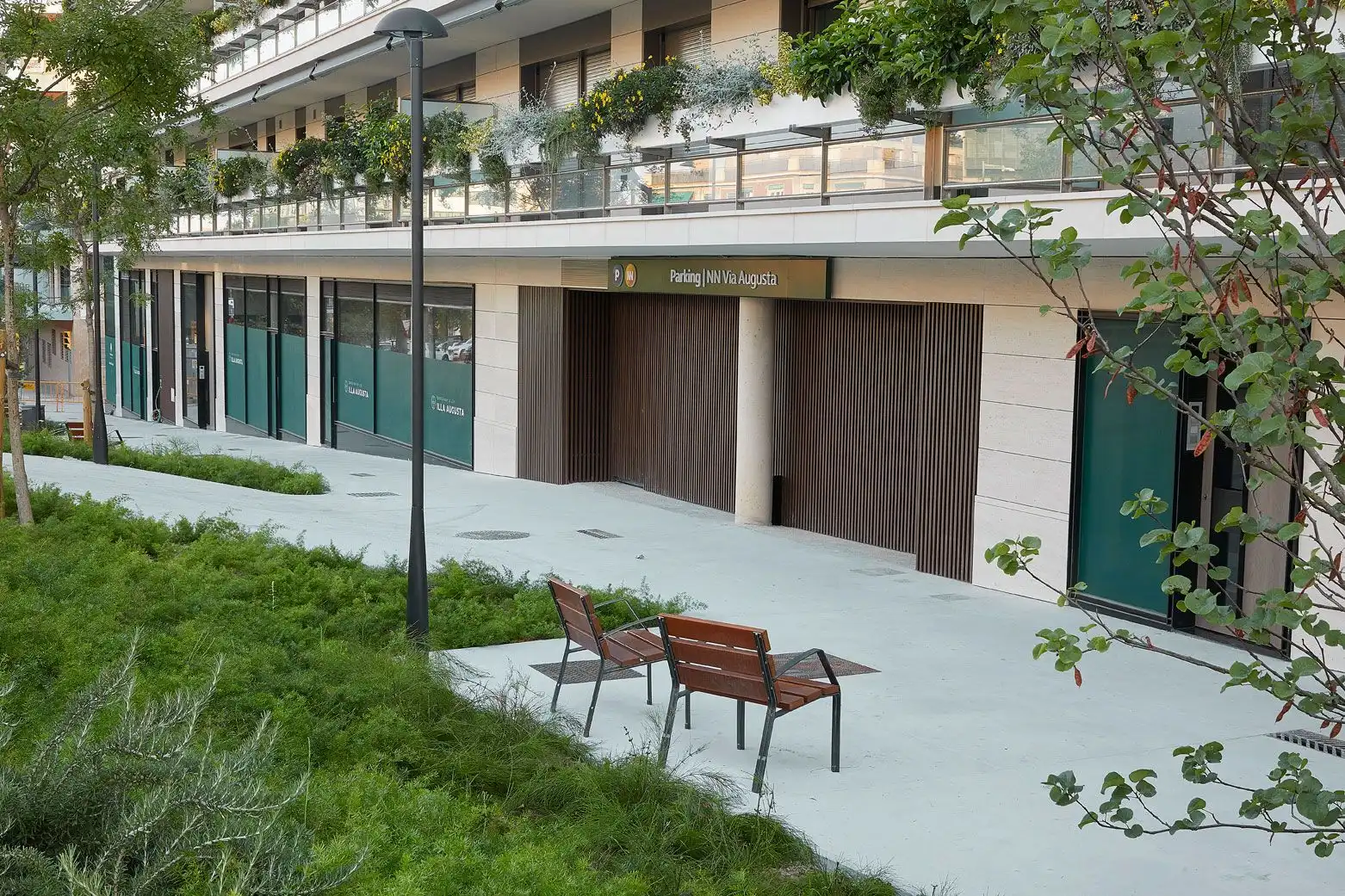 Terrassa de Pis de lloguer en Barcelona amb Aire condicionat, Calefacció i Jardí privat