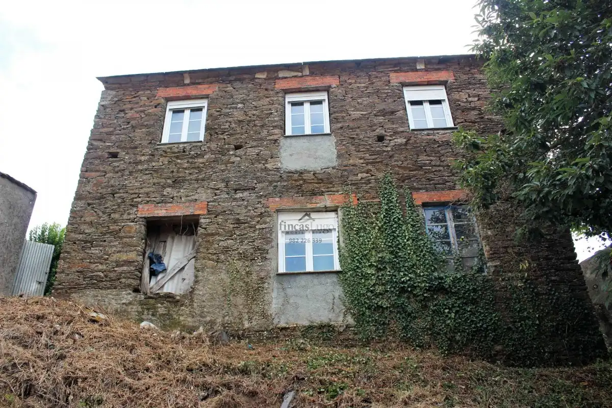 Vista exterior de Casa o chalet en venta en Pol con Jardín privado y Trastero