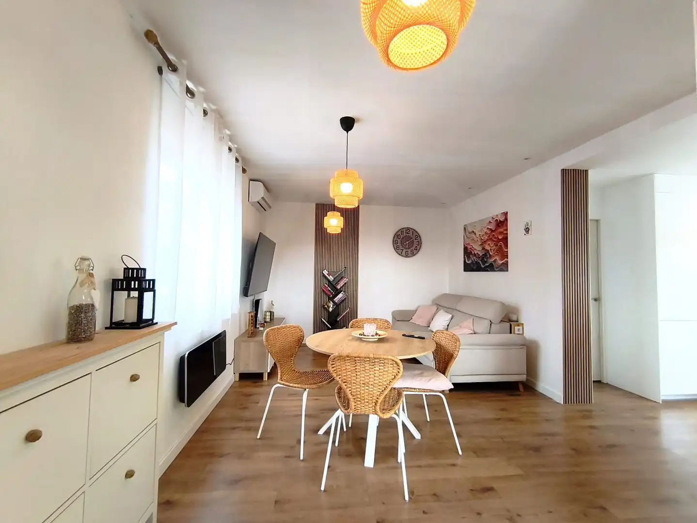Sala de estar de Casa o chalet en venta en Bigues i Riells del Fai con Aire acondicionado, Terraza y Piscina