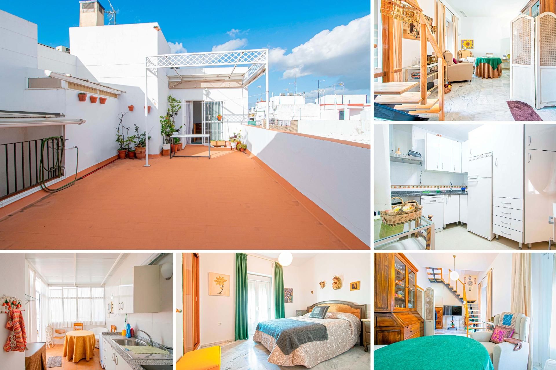 Exterior view of Flat for sale in  Sevilla Capital  with Air Conditioner and Terrace