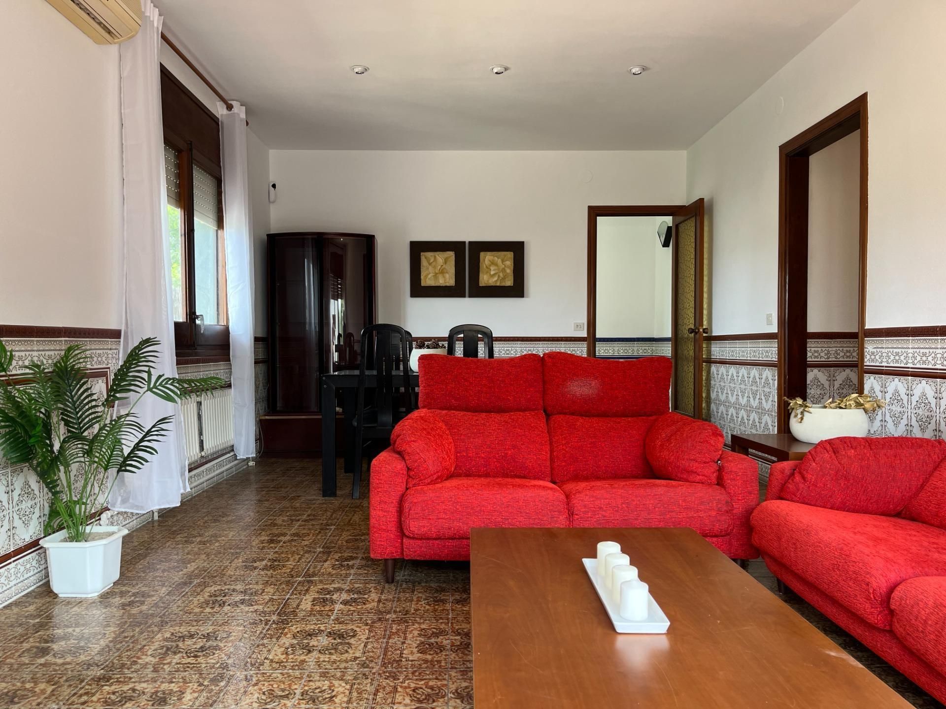 Sala d'estar de Casa o xalet en venda en Piera amb Calefacció, Jardí privat i Terrassa