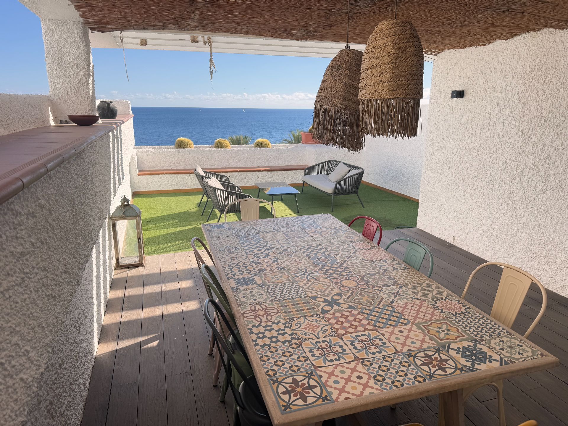 Terrace of Flat for sale in Roquetas de Mar  with Air Conditioner, Terrace and Community pool