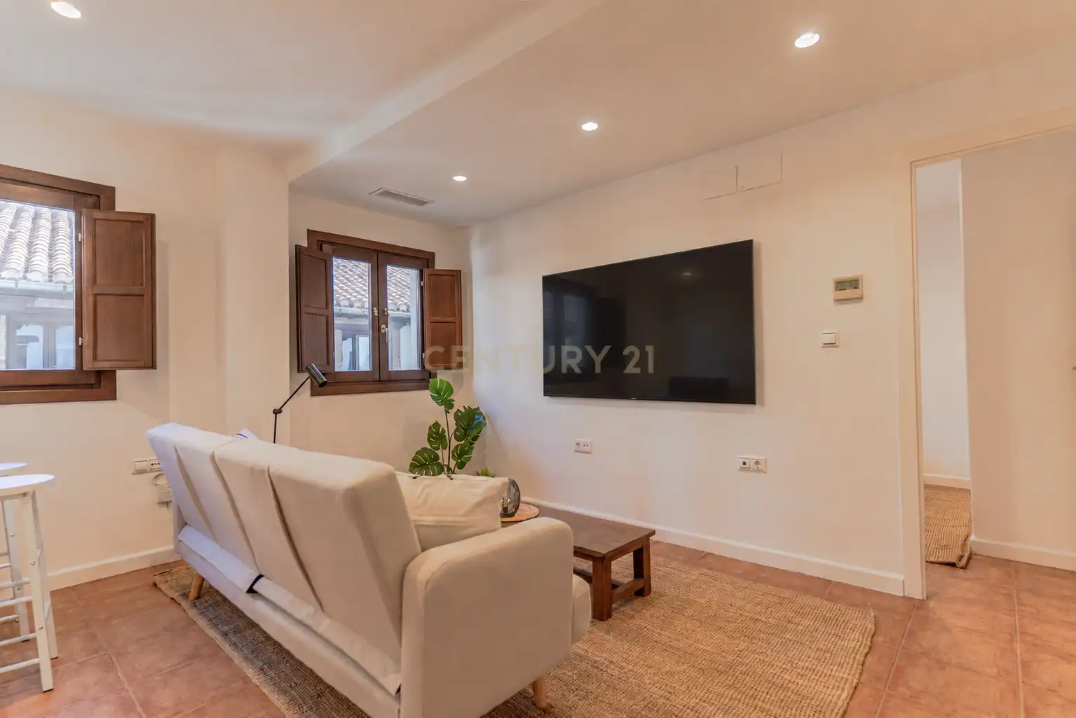 Wohnzimmer von Wohnung zur Miete in Centro