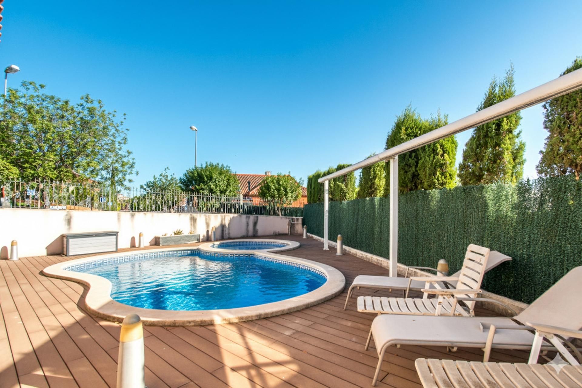 Swimming pool of House or chalet for sale in Molina de Segura  with Private garden, Parquet flooring and Terrace