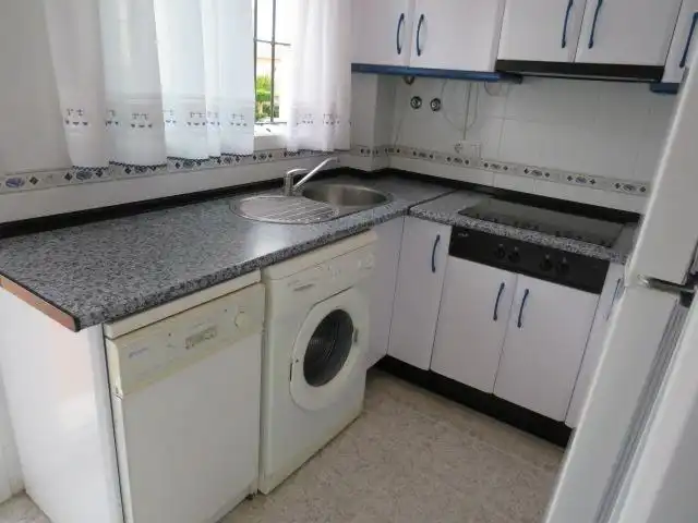 Kitchen of Apartments for sale in Chiclana de la Frontera  with Private garden, Terrace and Furnished