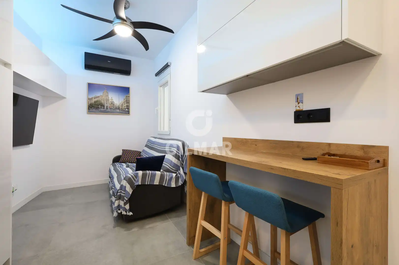 Sala de estar de Piso en venta en Madrid con Calefacción y Amueblado