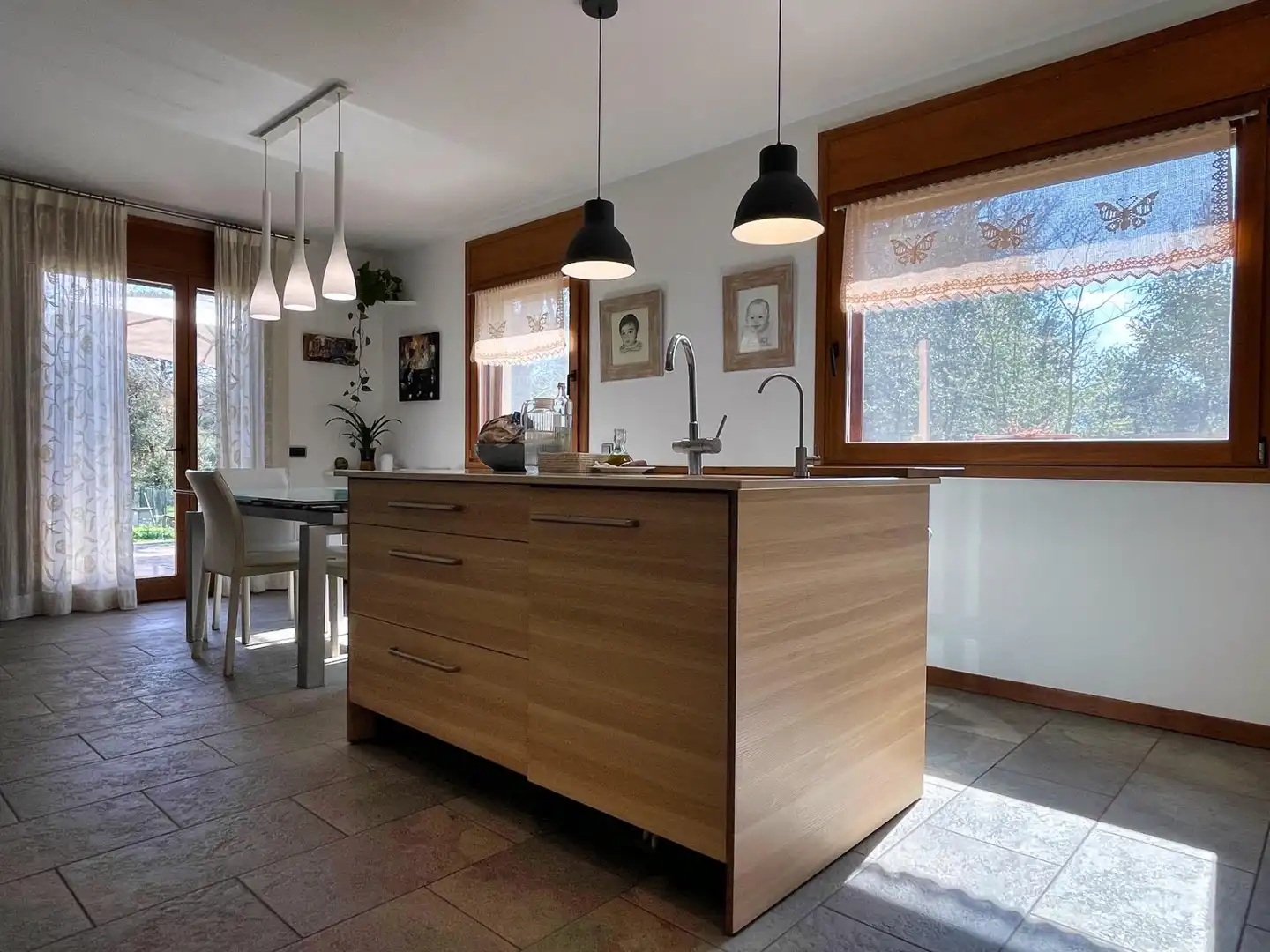 Kitchen of Houses for sale in Sant Antoni de Vilamajor  with Air Conditioner, Heating and Private garden