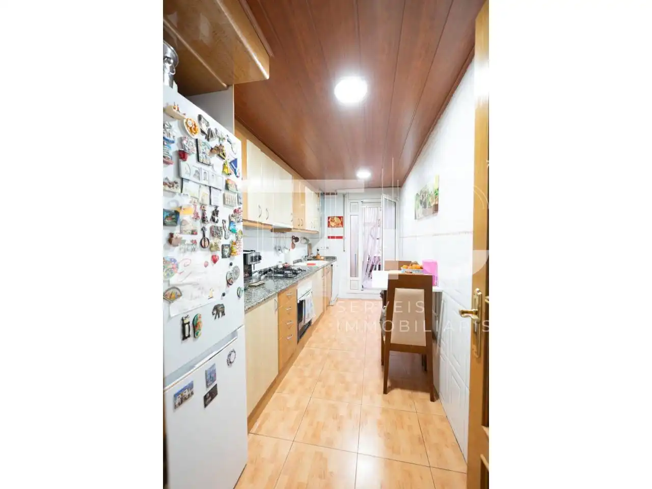 Küche von Maisonette zum Verkauf in Sabadell mit Klimaanlage, Heizung und Terrasse