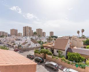 Exterior view of Single-family semi-detached for sale in Roquetas de Mar  with Air Conditioner, Terrace and Storage room