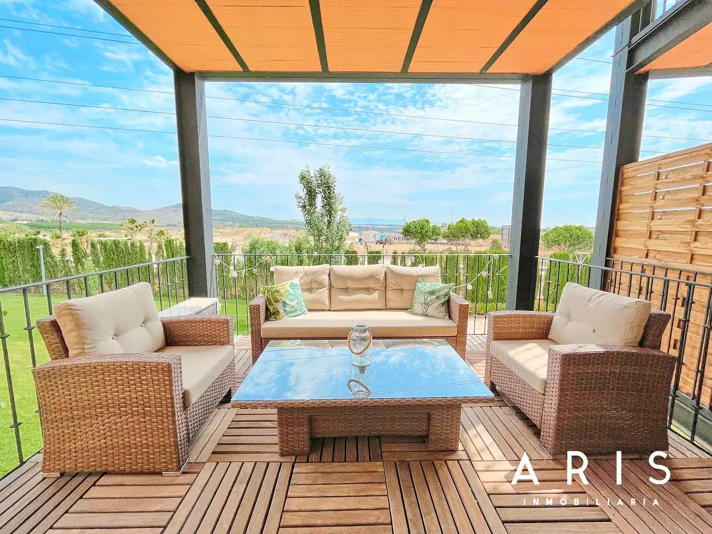 Terrasse von Wohnung zur Miete in Alquería - Torrealquería