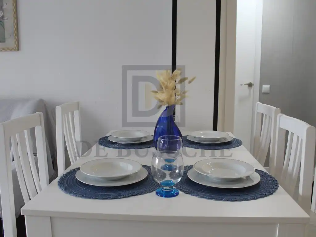Comedor de Apartamento en venta en Pilar de la Horadada con Aire acondicionado, Piscina y Amueblado