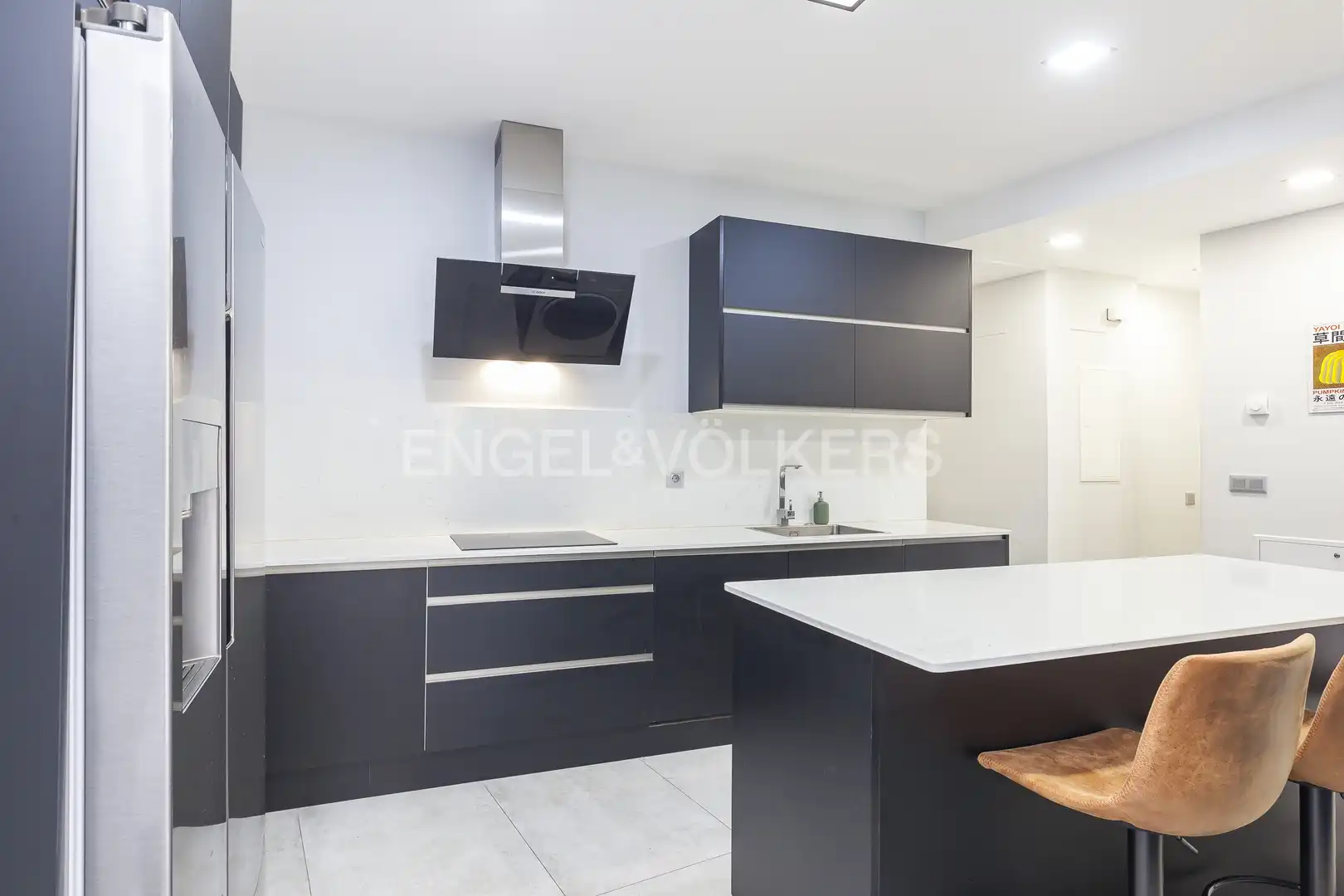 Kitchen of Flat for rent in Madrid  with Air Conditioner, Heating and Furnished