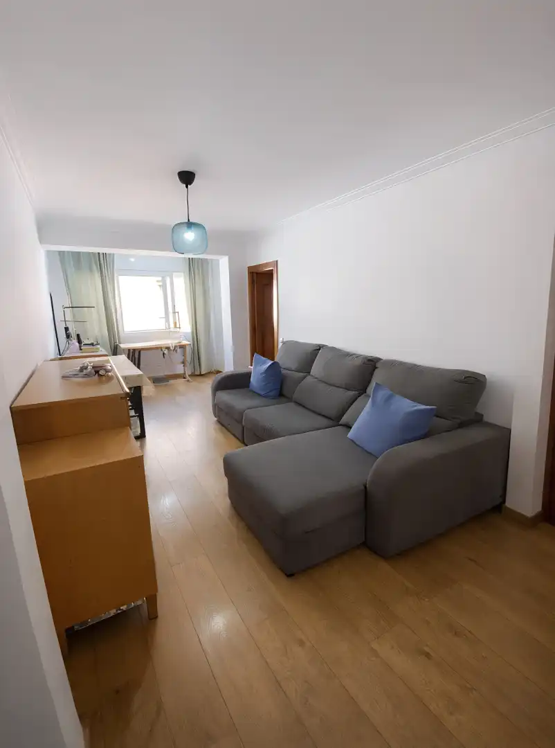 Sala de estar de Piso en venta en Barcelona con Balcón y Internet